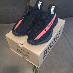 Yeezy 350 V2 Core Black Red - Size 11.5